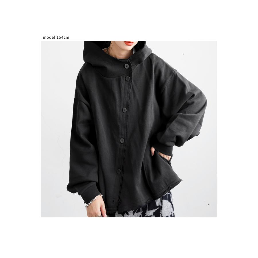 antiqua（アンティカ） 裏毛 デザイン フーディー レディース トップス