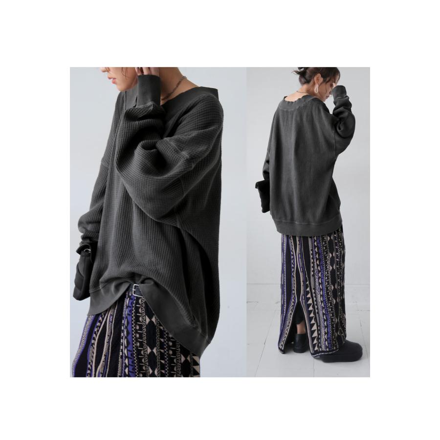 Deuxieme Classe AGAIN V NECK KNIT 新品タグ付き Wrangler × CamphorWood】 front zip 2tuck wide baggy flare broken