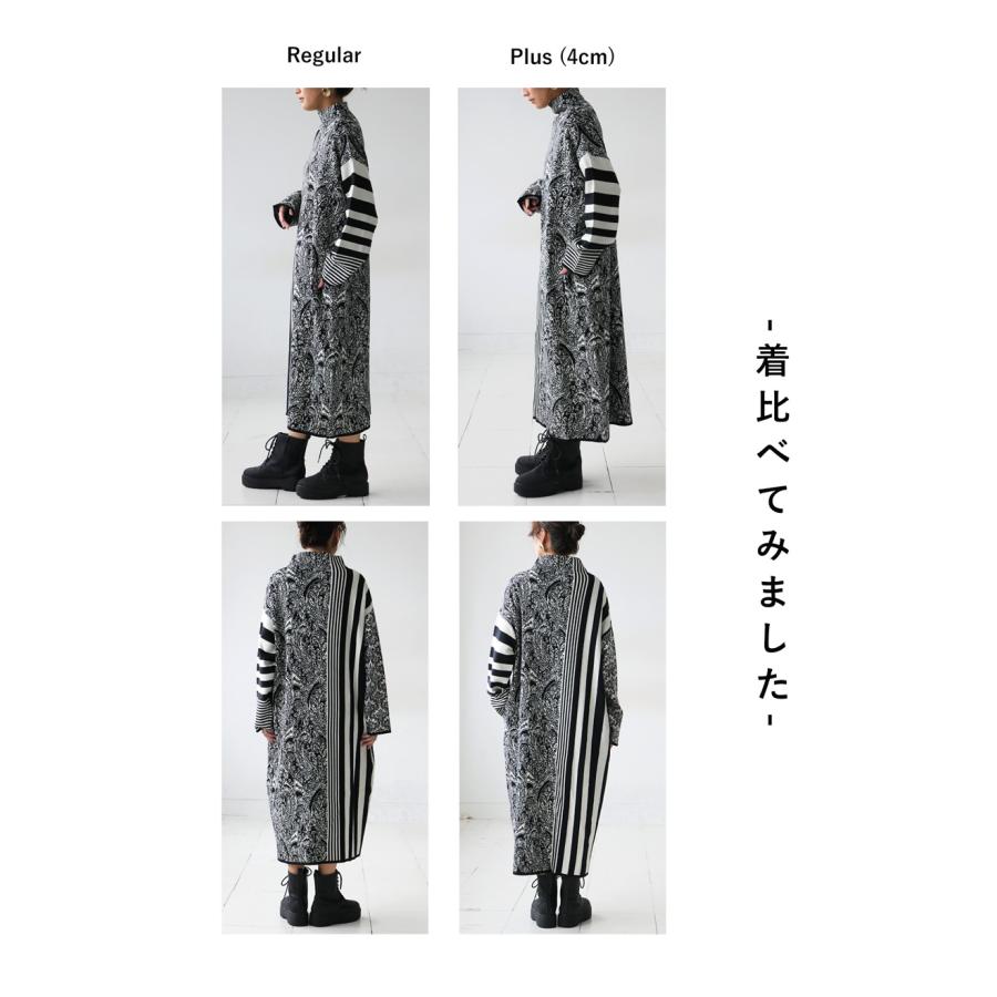 antiqua（アンティカ） 柄ニット ワンピース レディース Aライン