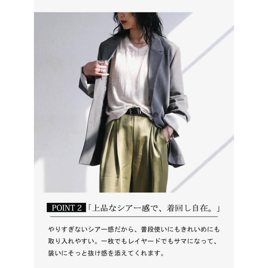 ☆マキナ様おまとめ専用☆antiqua アンティカ    ニット2点 antiqua（アンティカ） 畦編み サマーニット レディース Vネック 麻