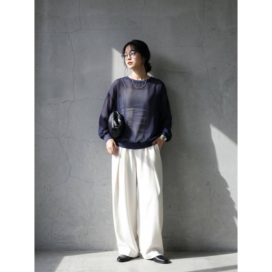 antiqua（アンティカ） シアートップス レディース 長袖 カットソー