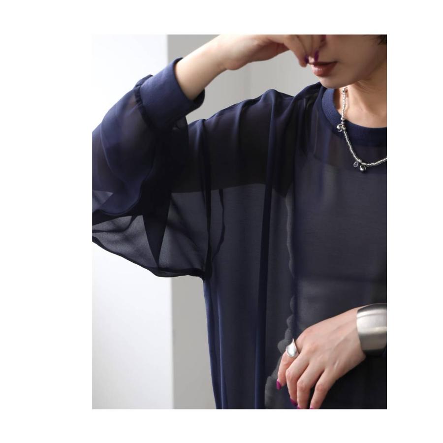 antiqua（アンティカ） シアートップス レディース 長袖 カットソー