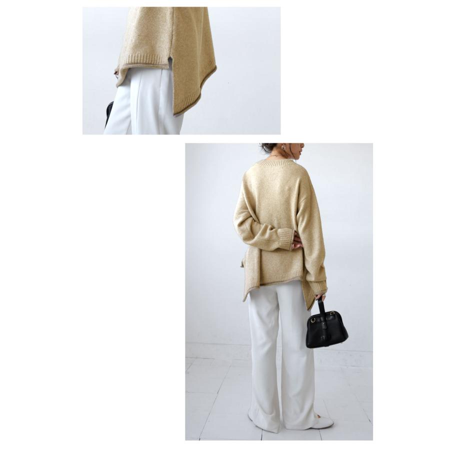 antiqua アシメデザインニット ニット レディース トップス 送料 antiqua アシメデザインニット ニット レディース トップス 送料
