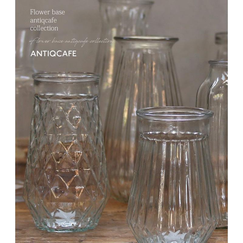 花瓶 ガラス フラワーベース 北欧風 しずく型 インテリア・メール便