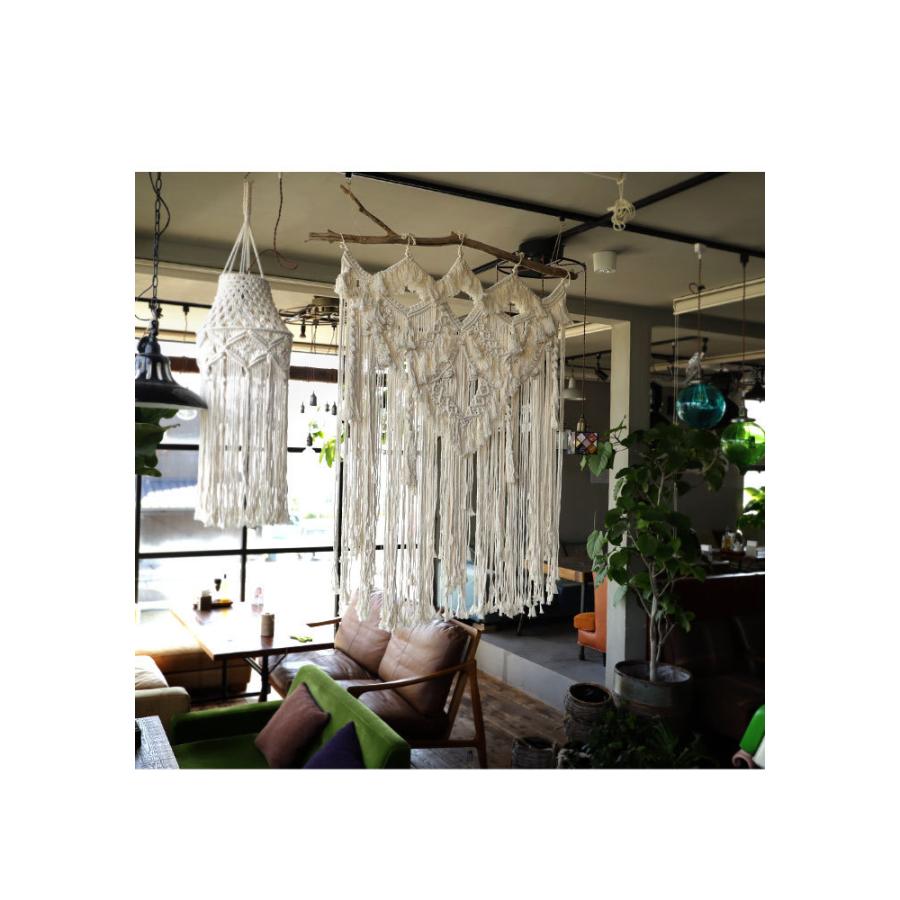 マクラメカーテン カーテン タペストリー 編み マクラメ コットン