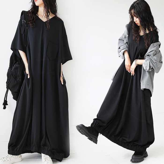 antiqua（アンティカ） バルーンワンピース ワンピース レディース