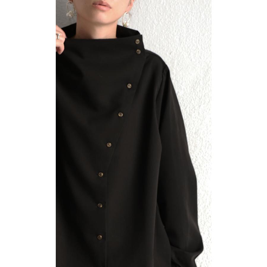 antiqua（アンティカ） ボトルネックトップス シャツ レディース