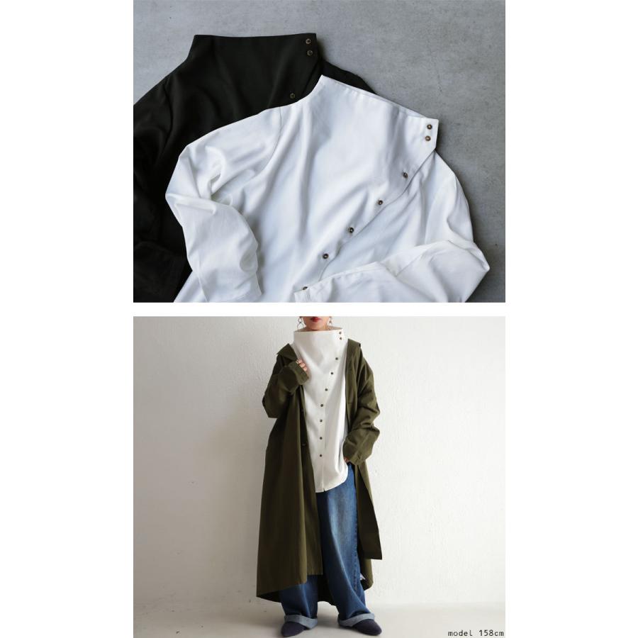 antiqua ボトルネックトップス シャツ レディース トップス ブラウス