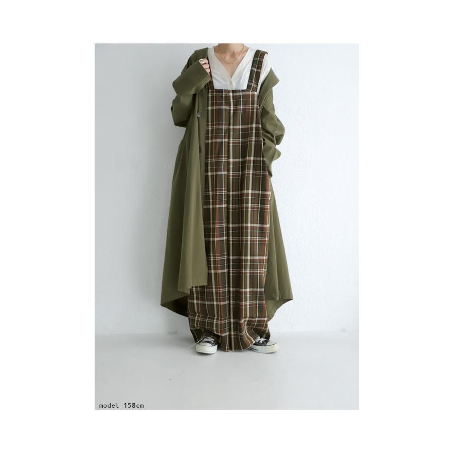 antiqua サロペット レディース オールインワン チェック レトロ