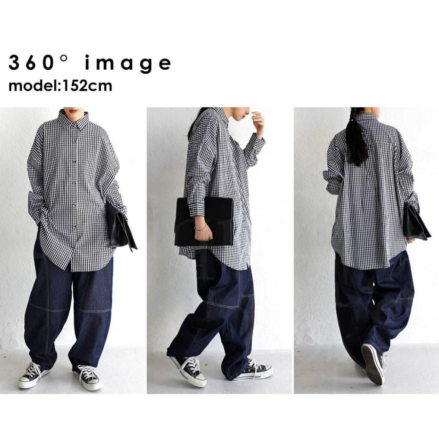 antiqua ギンガムチェック シャツ レディース トップス 長袖 綿 antiqua ギンガムチェック シャツ レディース トップス 長袖 綿
