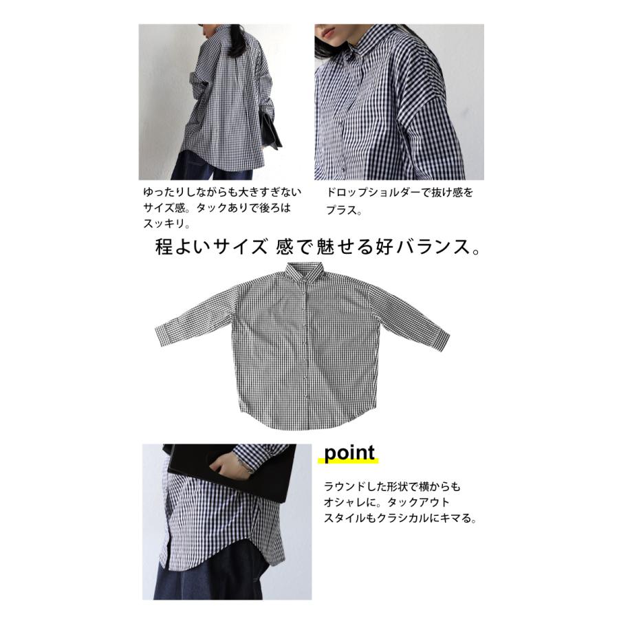 antiqua ギンガムチェック シャツ レディース トップス 長袖 綿 antiqua ギンガムチェック シャツ レディース トップス 長袖 綿