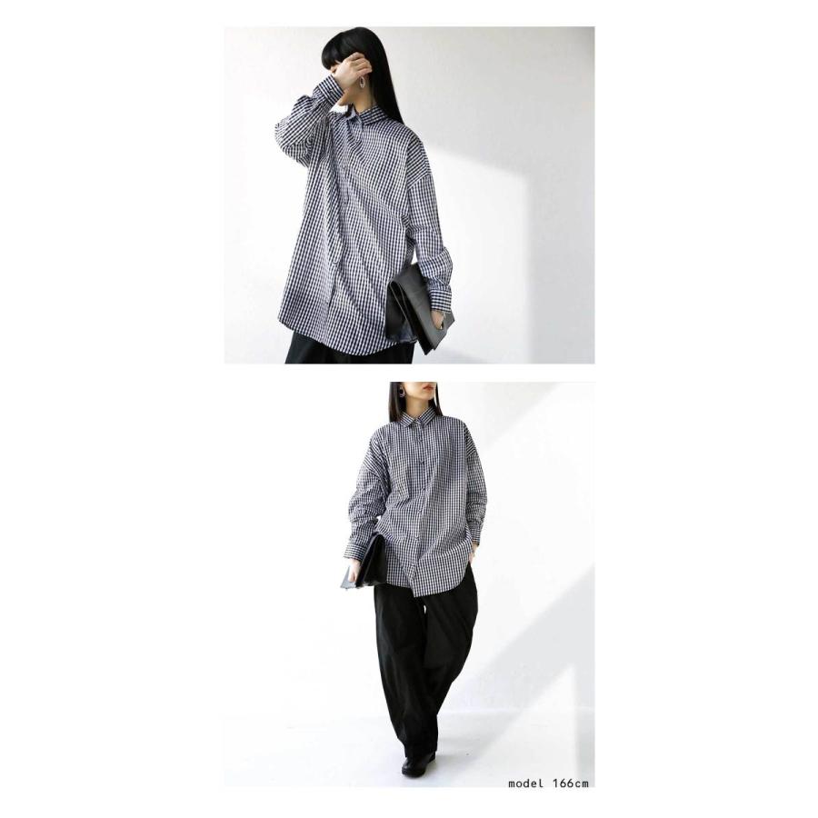 antiqua ギンガムチェック シャツ レディース トップス 長袖 綿 antiqua ギンガムチェック シャツ レディース トップス 長袖 綿