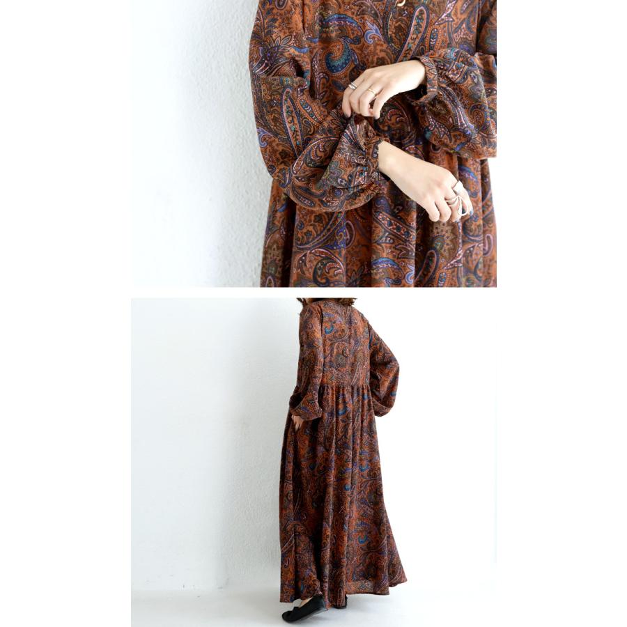 antiqua（アンティカ） ペイズリー柄ワンピース ワンピース レディース