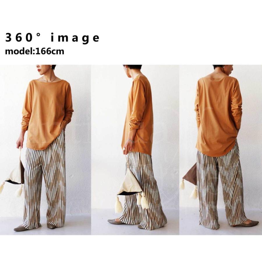 レトロ柄 プリーツパンツ 切れるパンツ レディース 送料無料・再販。メール便不可 | antiqua | 17