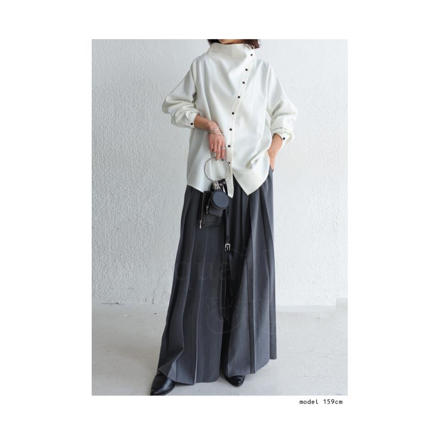 antiqua（アンティカ） ボトルネックトップス シャツ レディース