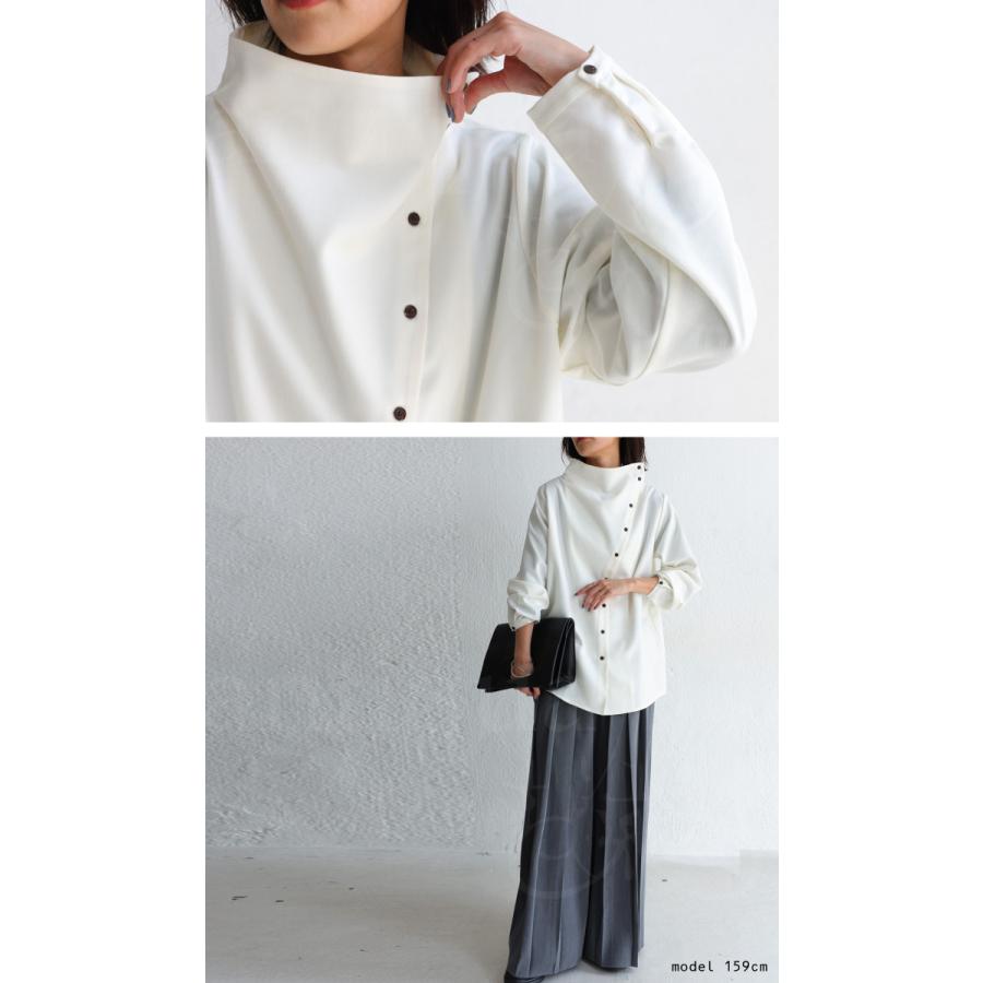antiqua（アンティカ） ボトルネックトップス シャツ レディース