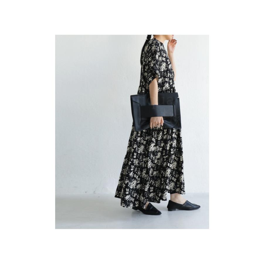 antiqua 花柄 ティアードワンピース ワンピース レディース 送料