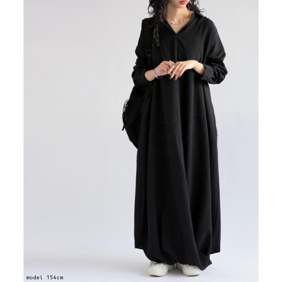 OUR ブラック カシュクールワンピース antiqua（アンティカ） カシュクールワンピース ワンピース レディース
