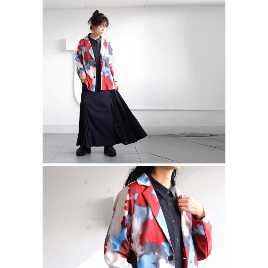antiqua 水彩柄ジャケット ジャケット トップス レディース 送料 antiqua 水彩柄ジャケット ジャケット トップス レディース 送料