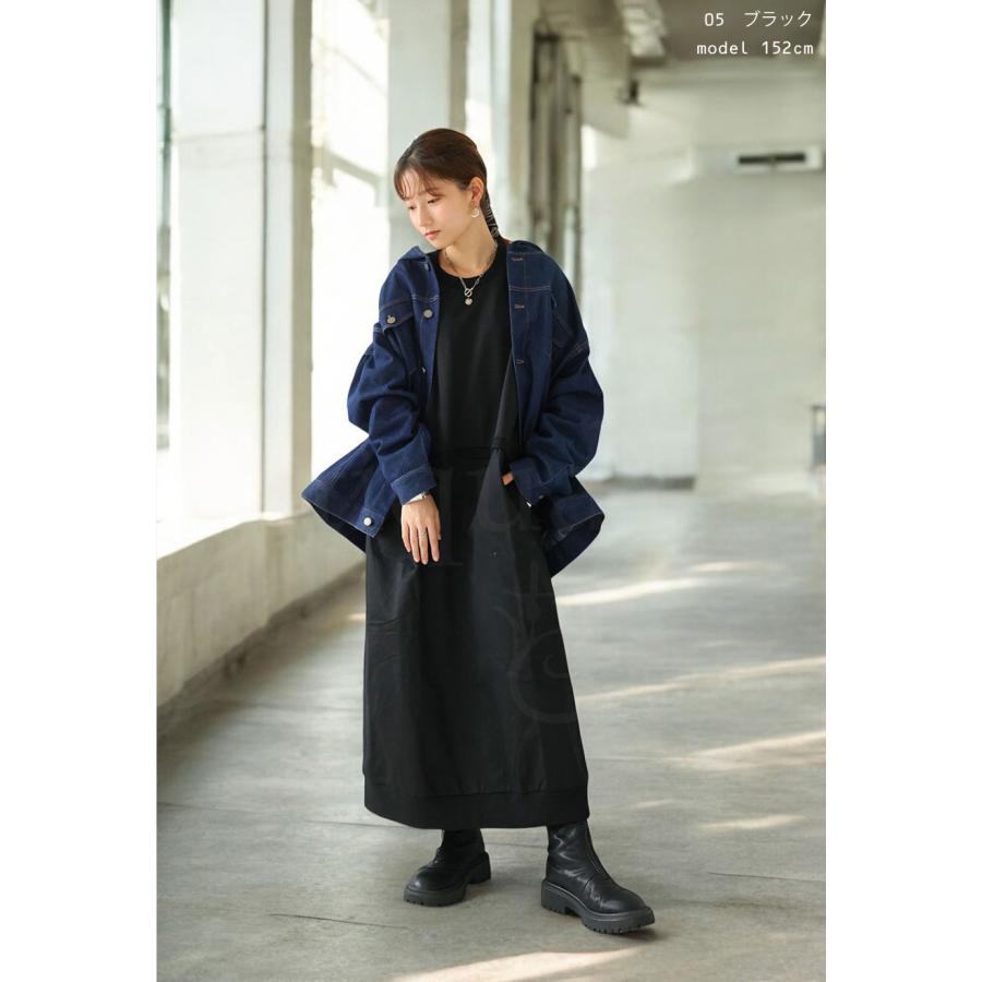 antiqua（アンティカ） ドッキングワンピース ワンピース レディース