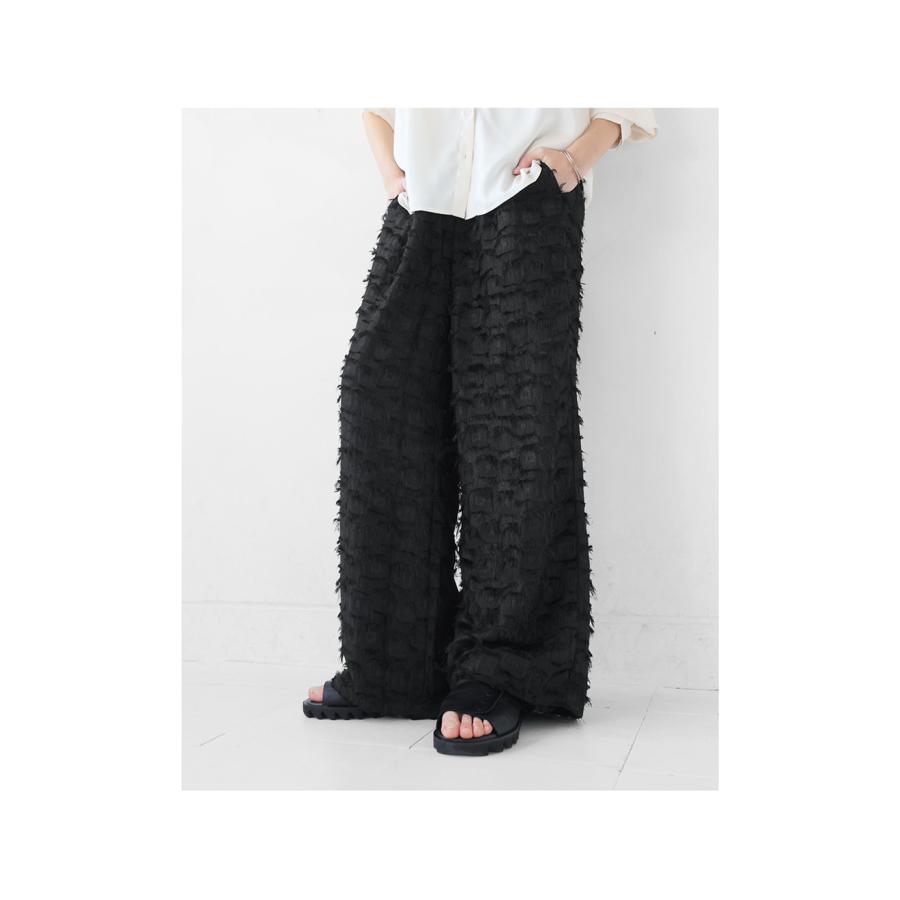 antiqua（アンティカ） フリンジワイドパンツ パンツ レディース