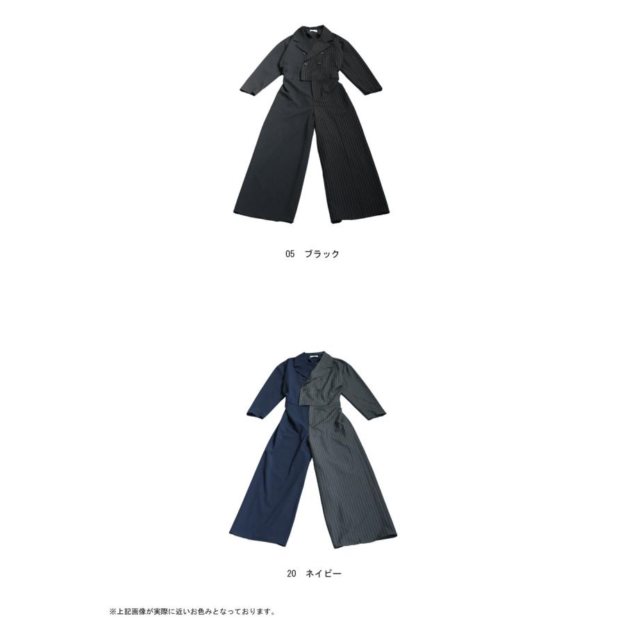 antiqua（アンティカ） バイカラオールインワン レディース ボトムス
