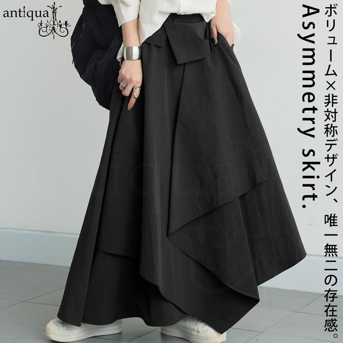 【んぐ】アドーア　トスカニアチェックアシメトリーヘムスカート　未使用 アシンメトリースカート スカート レディース ボトムス 送料無料