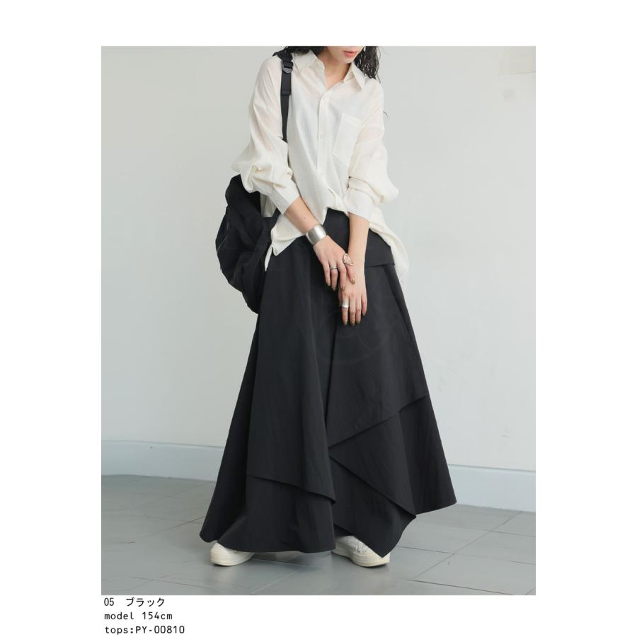 STIGMATA London アシンメトリースカート 黒 STIGMATA London アシンメトリースカート 黒 シルク
