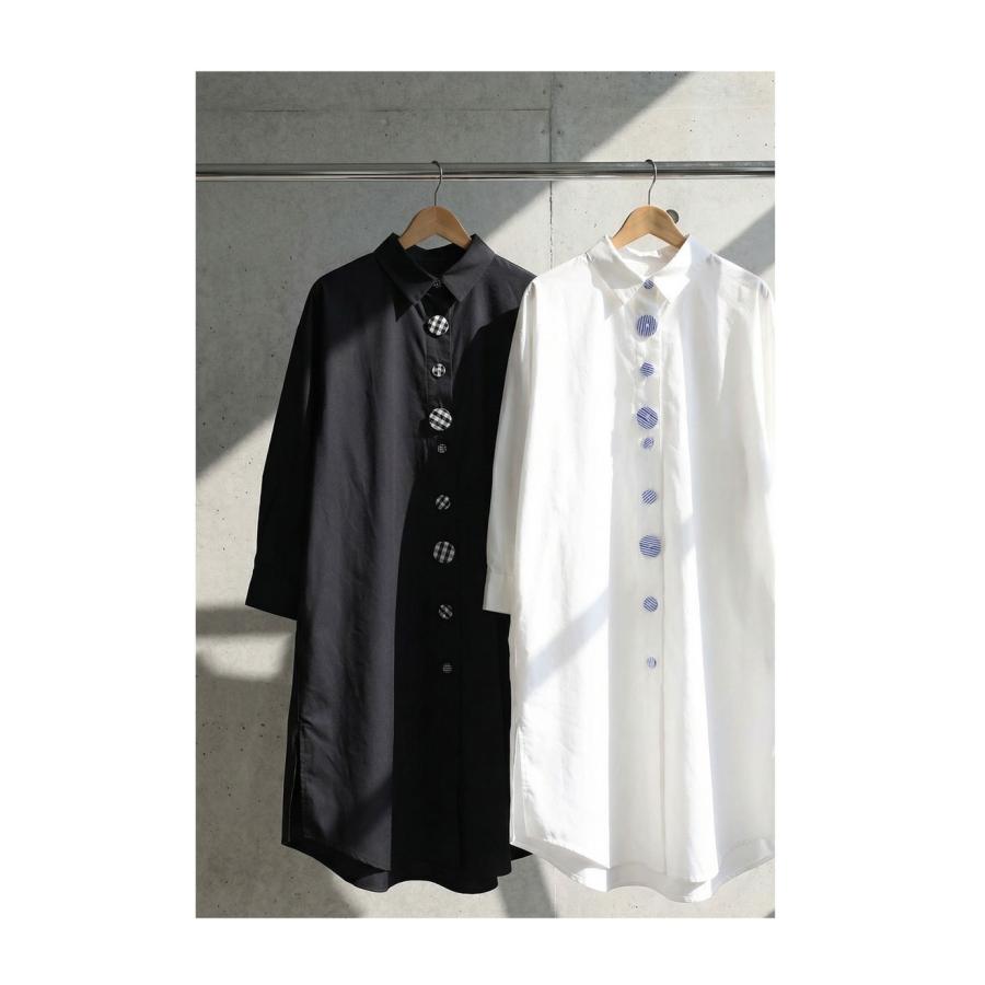アンティカ 大人気高評価完売品 スペアボタン付き レトロ花柄シャツ 