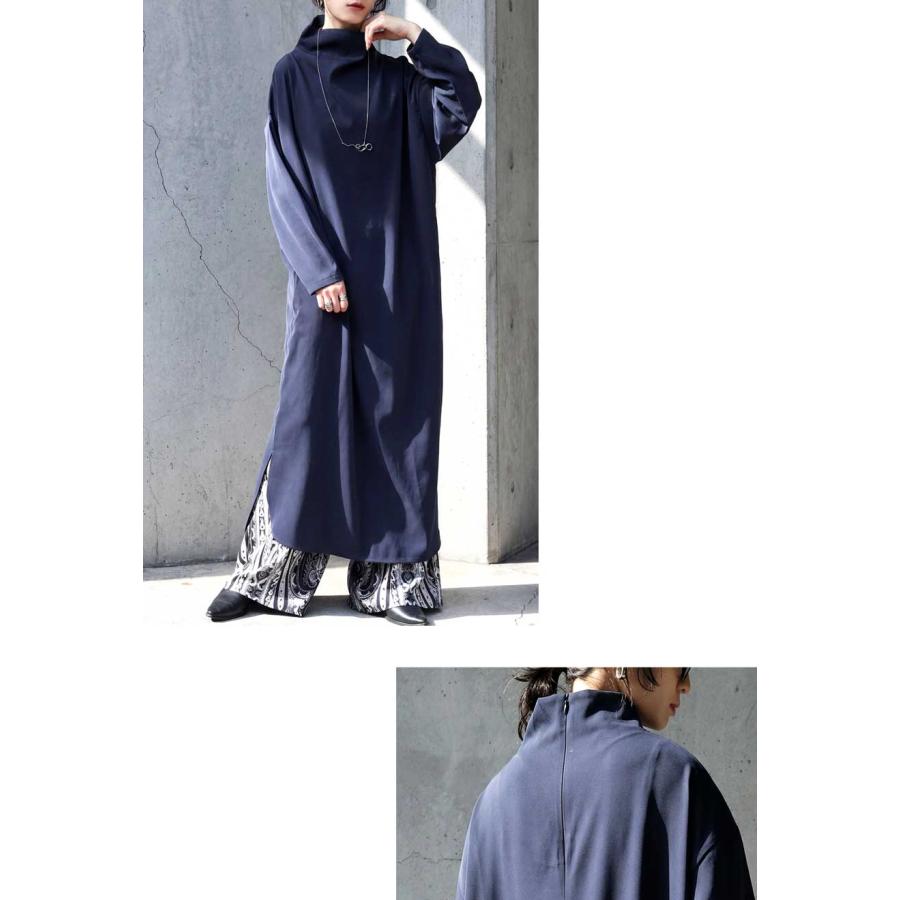 antiqua（アンティカ） ワンピース レディース 長袖 ハイネック ロング