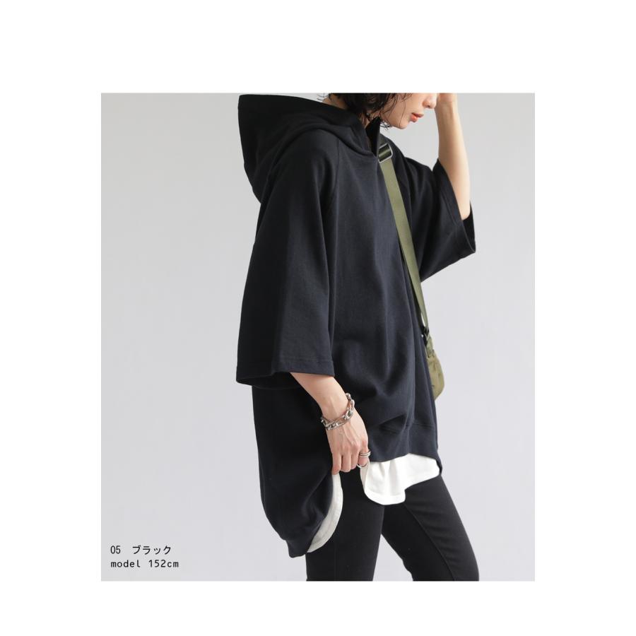 antiqua フード付きパーカー パーカー レディース トップス 半袖 antiqua フード付きパーカー パーカー レディース トップス 半袖