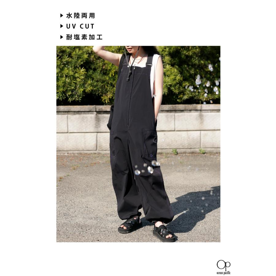水陸両用 サロペット レディース ボトムス ロング op 送料無料 ・再入荷 500ptメール便可 爆買の画像