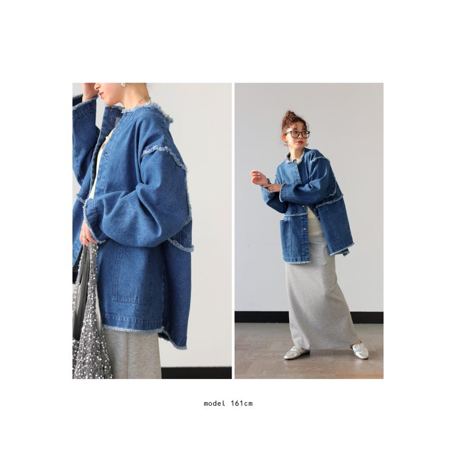 デニムジャケット レディース アウター 送料無料・再入荷 メール便不可 | antiqua | 12