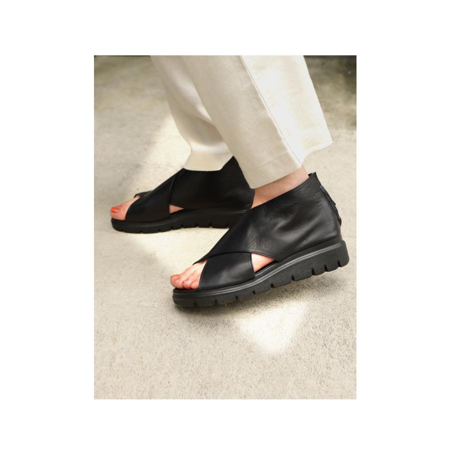 靴 レディース 歩きやすい サンダル 厚底 本革 日本製 厚底クロスサンダル 再販 メール便不可 母の日 Sd Antiqua 通販 Yahoo ショッピング