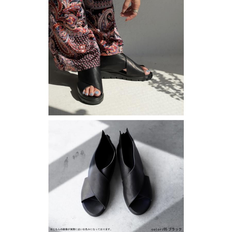 靴 レディース 歩きやすい サンダル 厚底 本革 日本製 厚底クロスサンダル 再販 メール便不可 母の日 Sd Antiqua 通販 Yahoo ショッピング