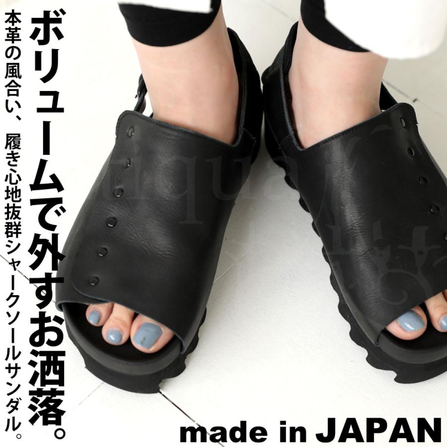 本革 日本製 鋲つきサンダル レディース 靴 サンダル 送料無料・再再販。メール便不可｜antiqua｜16