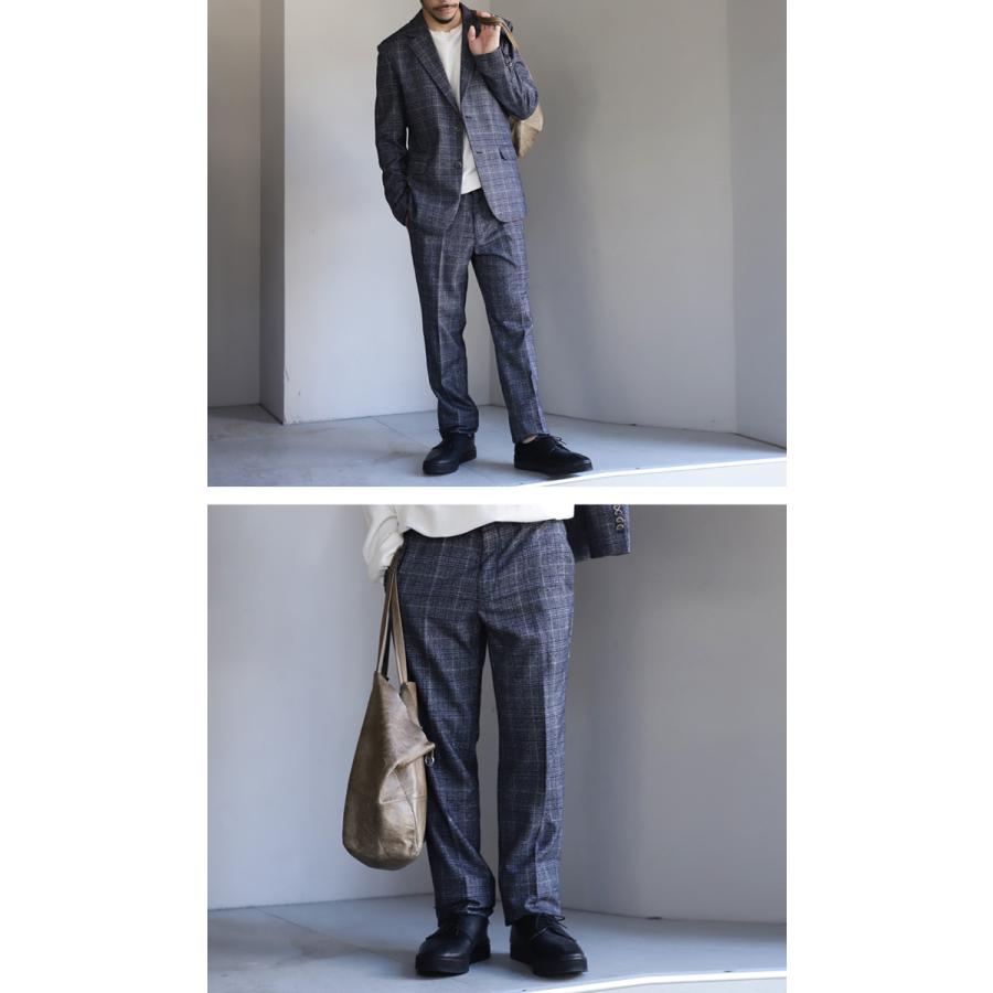 antiqua（アンティカ） チェック柄 スーツ メンズ ジャケット パンツ