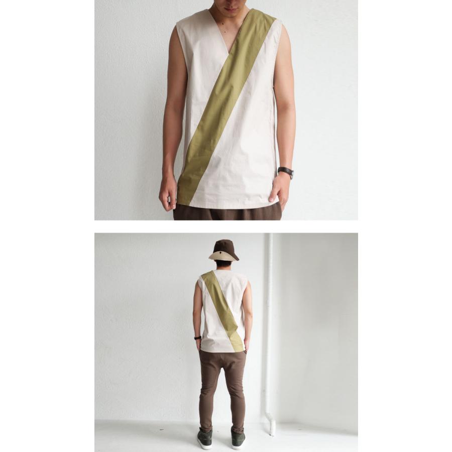 antiqua（アンティカ） 「SEAVEN」TASUKI TANK TOP タスキタンクトップ