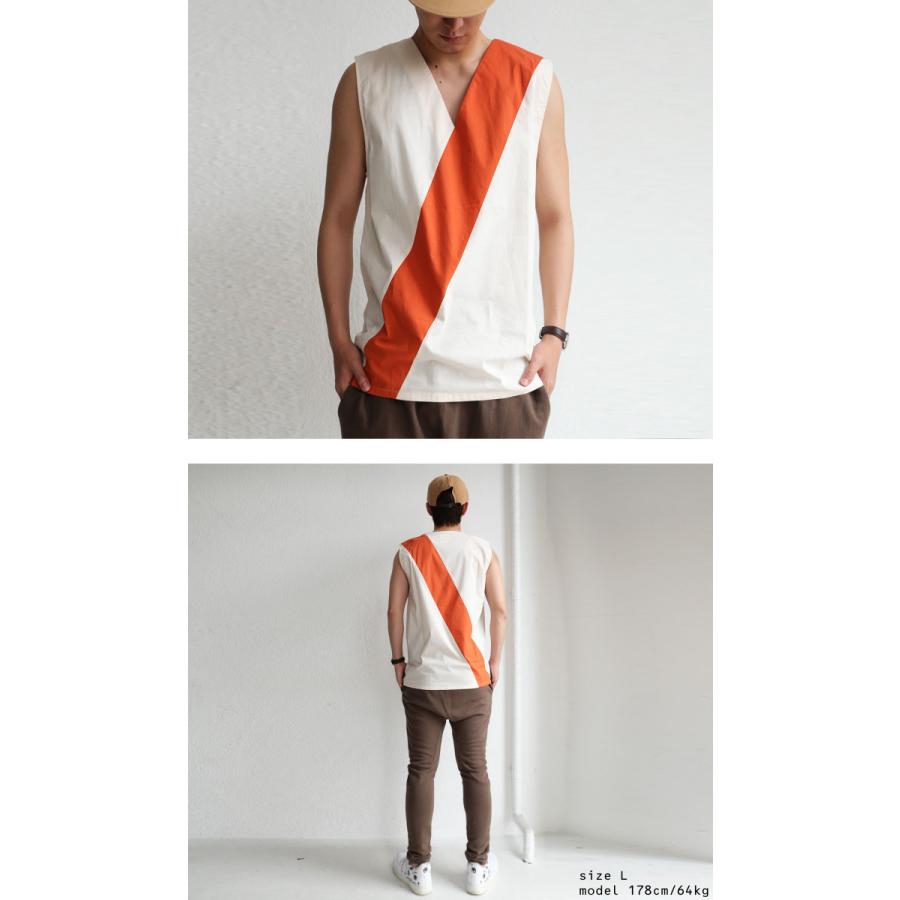 antiqua（アンティカ） 「SEAVEN」TASUKI TANK TOP タスキタンクトップ