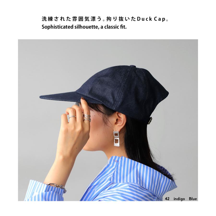 antiqua（アンティカ） 「SEAVEN」DENIM×DUCK CAP デニムダック
