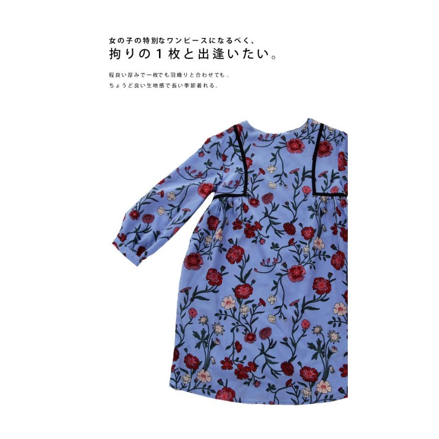 ワンピース キッズ 子供 女の子 アンティカ 小花柄プリントワンピース 5月30日0時 再再販 メール便不可toy Ta Antiqua 通販 Yahoo ショッピング