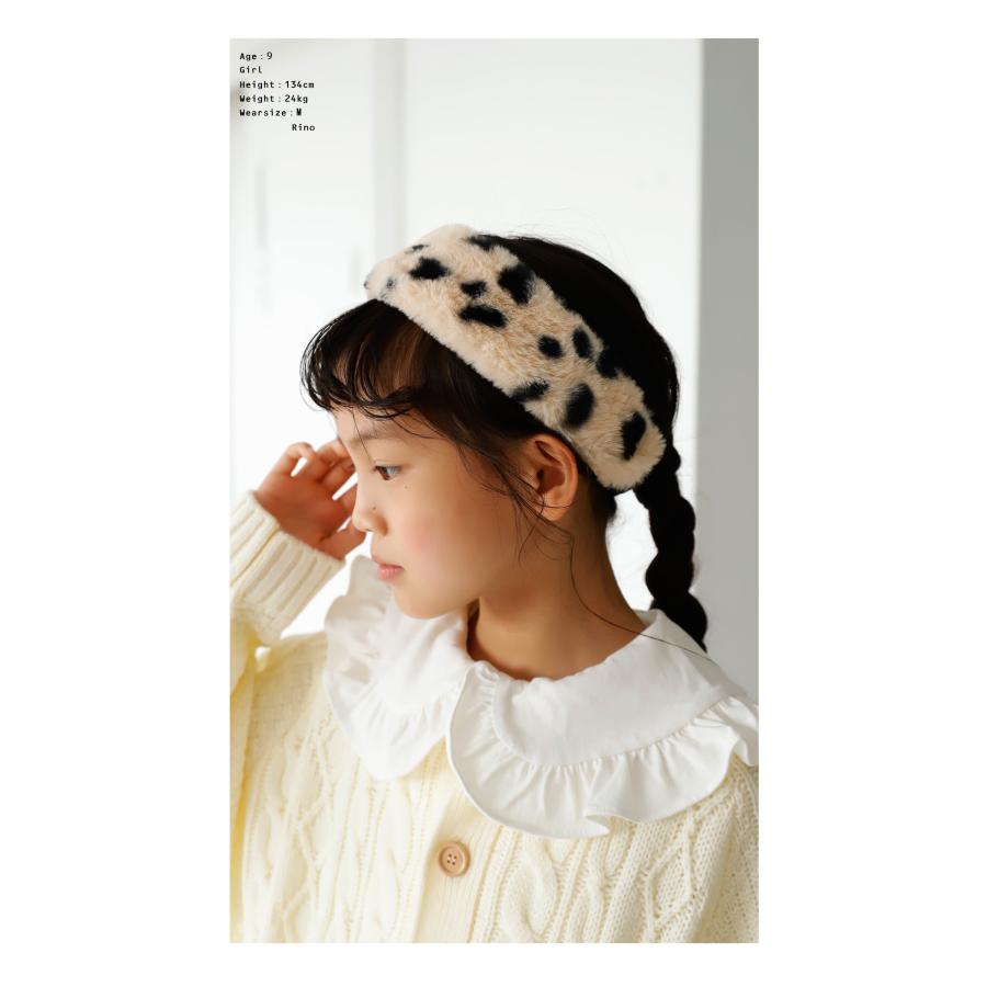 antiqua（アンティカ） りんあんちゃんコラボ商品！ヘアバンド ファー