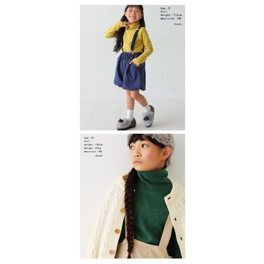 トップス カットソー タートル リブ ロンT キッズ 子供服　ジュニア・再販。新色追加 100ptメール便可 TOY｜antiqua｜12