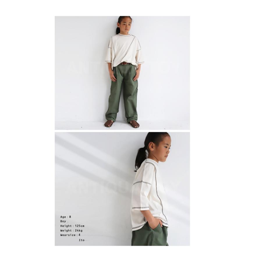 キッズ 子供服 女の子 男の子 ジュニア 高学年 トップス Ｔシャツ 半袖・50ptメール便可 TOY｜antiqua｜17