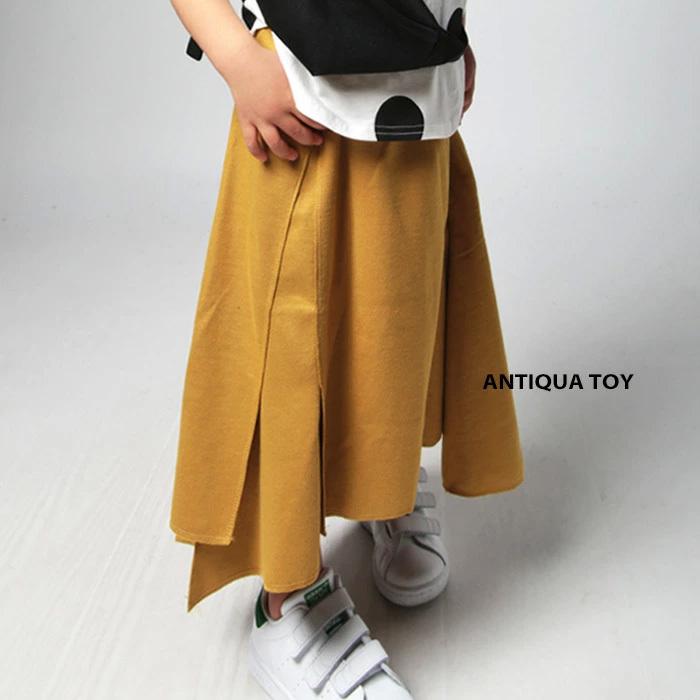 クリアランスバーゲン 期間限定開催 キッズ 子供服 女の子 スカート レトロ 無地アシメスカート 再再販 メール便不可toy 返品 キャンセル 交換不可 To Antiqua 通販 Yahoo ショッピング