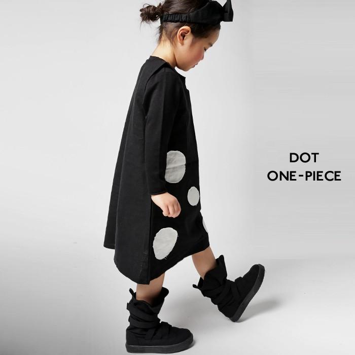 キッズ 子供服 女の子 ワンピース ドット 水玉 モノトーン モードワンピース 再再販 50ptメール便可toy クリスマス To Antiqua アンティカ 通販 Yahoo ショッピング