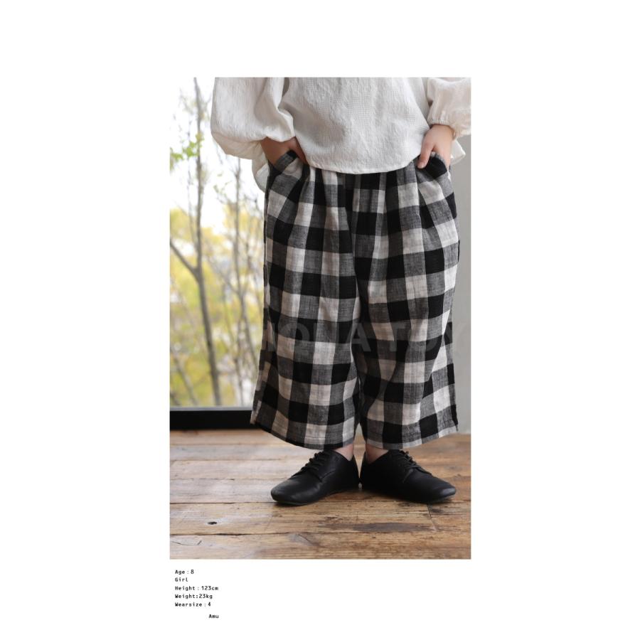 antiqua（アンティカ） ボトムス パンツ チェック 長ズボン コットン