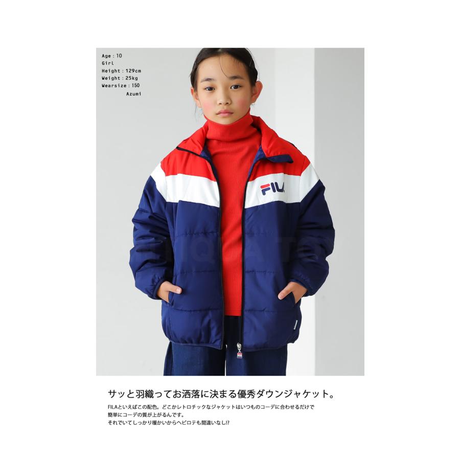 アウター ジャケット ダウンジャケット 防寒 中綿 FILA フィラ キッズ 子供服 送料無料・メール便不可 TOY｜antiqua｜05