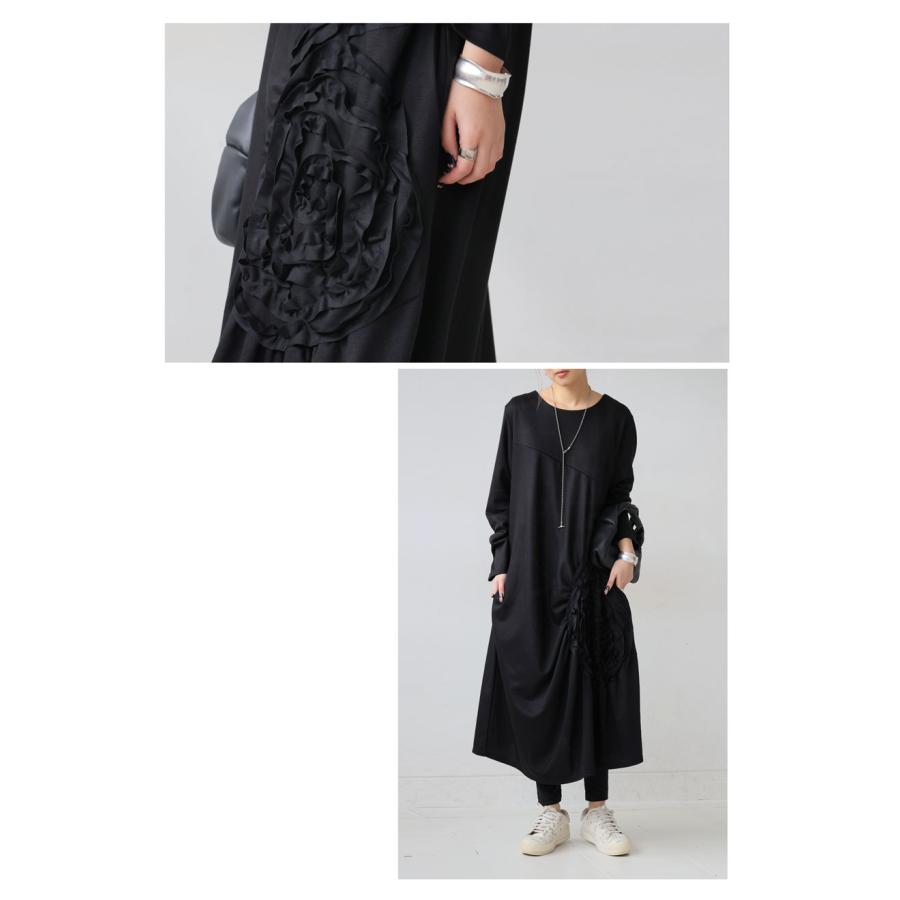 antiqua（アンティカ） 刺繍ワンピース レディース ロング ポケット