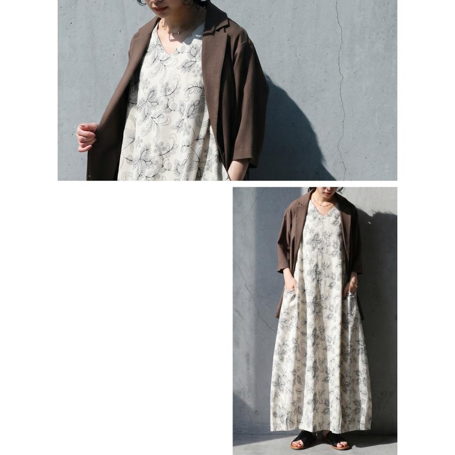 antiqua（アンティカ） 花柄 コクーンワンピース レディース